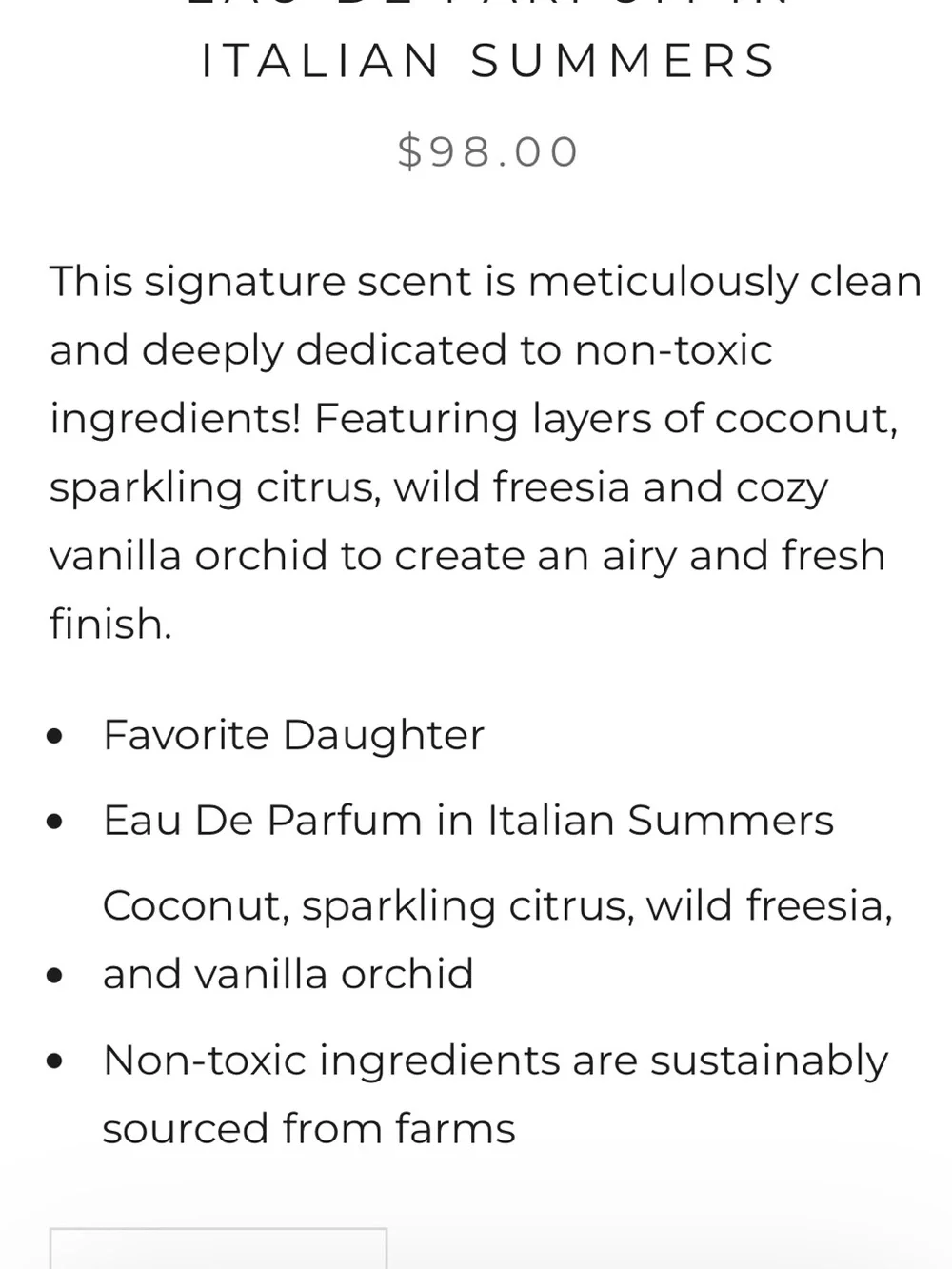 Favorite Daughter - Italian Summers Spray